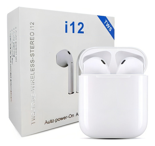 Fone De Ouvido Sem Fio I12 Bluetooth 5.0 Android Ios