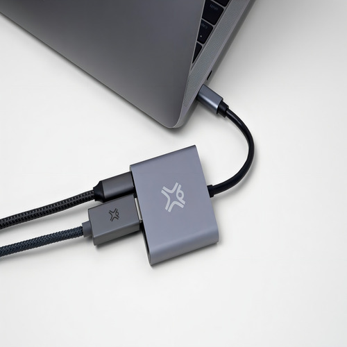 Adapatador De Usb C De 3 Puertos Y 1 Puerto Hdmi De 100w Xtr