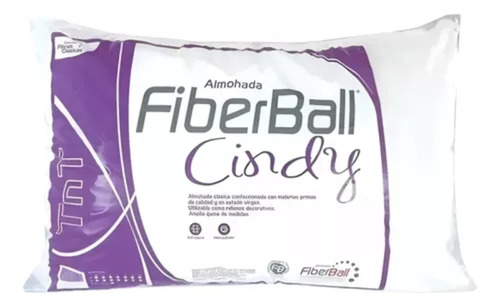 Almohada Fiberball Cindy Tradicional Color Blanco