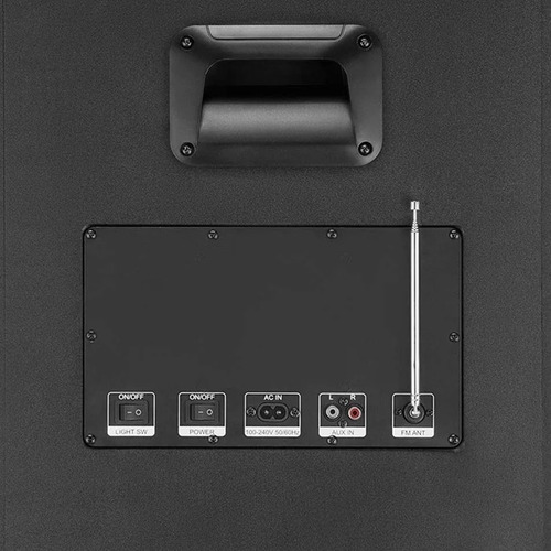 Caixa De Som Portátil 2000w Bt/aux/sd/usb Bivolt Multilaser