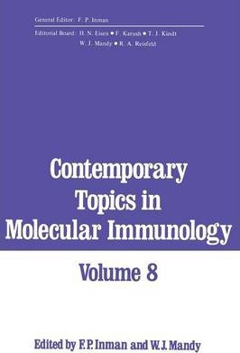 Libro Contemporary Topics In Molecular Immunology - F. P....