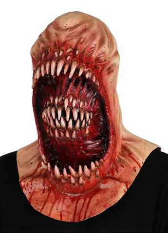 Máscara Monstruo Deforme Frenzy Terror Disfraz Halloween Color Nude