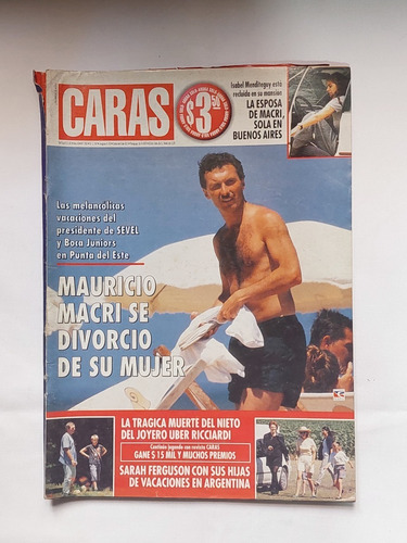 Caras / N° 783 / Año 1997 / Mauricio Macri / Valeria Mazza