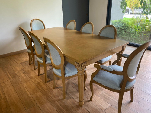 Vendo Comedor Mesa Y Ocho Sillas Importado