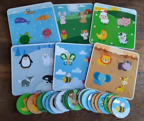 Jogo Educativo Super Bingo De Brinquedo Infantil Dos Animais