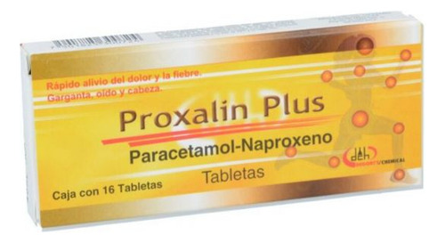 Proxalin Plus 250 Mg / 300 Mg Caja Con 16 Tabletas