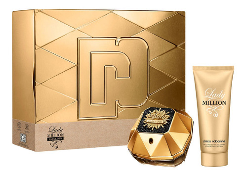 Set Lady Million Fabulous Paco Rabanne 2pz 80ml Edp Spray