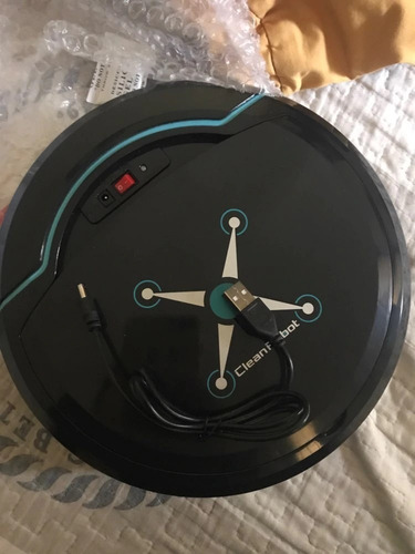Robot Clean Aspiradora Automática Recargable Dust Suction Color Negro
