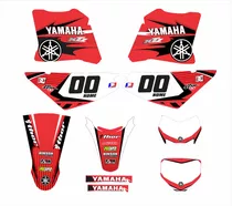 Kit Adesivo Moto Trilha Yamaha Xtz 125 0,20mm Motocross 060 Cor Tricolor