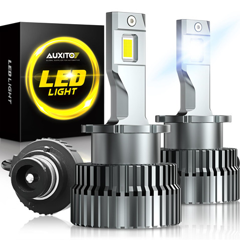 Auxito Bombillas Led D4s D4r, 24000 Lumenes, 120 W, 6000 K,