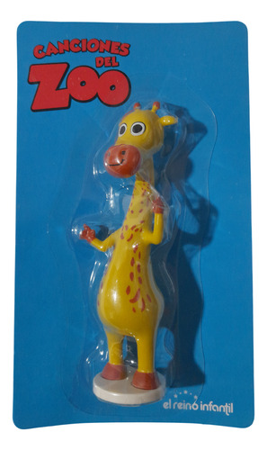 Colección Mis Amigos Del Zoo, Clarín: Figura + Cuento Jirafa Rita