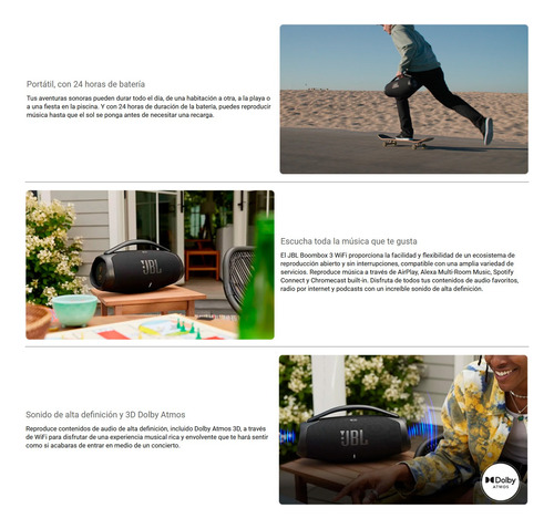 Parlante Bluetooth Jbl Boombox 3 Wi-fi