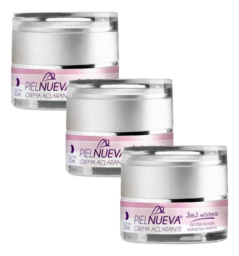 Kit De 3 Cremas Aclarantes Para El Rostro 50 Ml Aclara