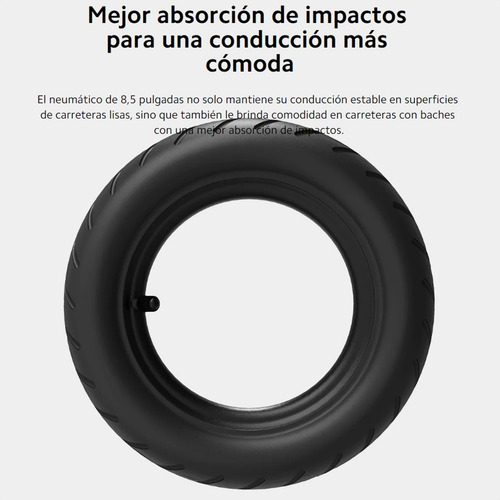 Xiaomi, Llanta Con Neumático De 8.5'' Para Scooter Eléctrica
