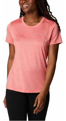 Polera Polo Mujer Columbia Hike Ss Rosado Columbia