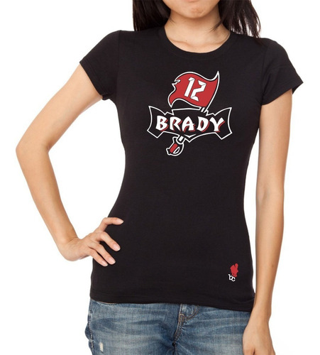 Blusa Tom Brady Bucaneros Tamba Bay Buccaneers Nfl