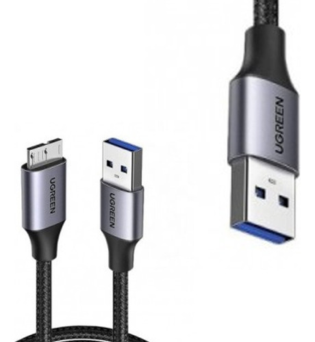 Cable Nylon Usb 3.0 Micro B Reforzado Pc Premium - 50cm