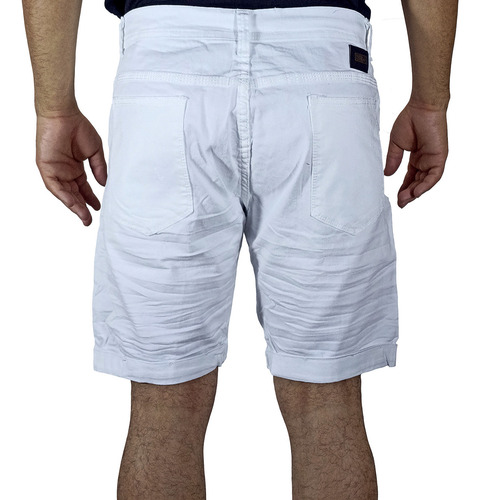 Bermuda Jean Moda Dsr Para Hombre - Blanco