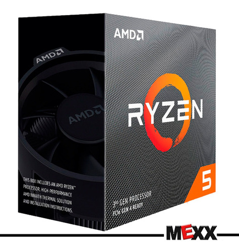 C144 Combo Actualizacion Amd Ryzen 5 3600 + A320 4gb Mexx 3