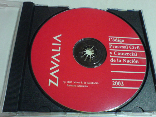 Codigo Procesal, Civil Y Comercial De La Nacion  2002 (cd)