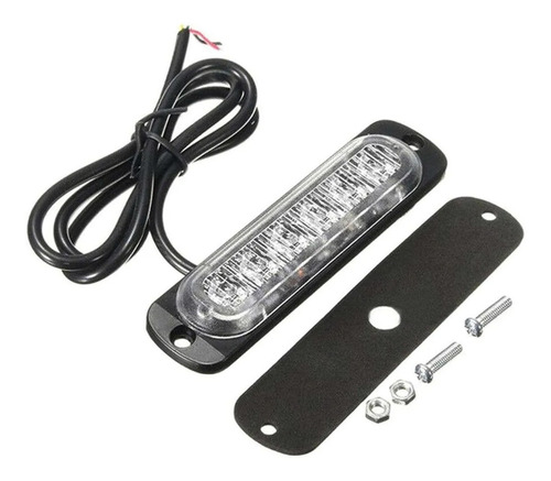 Imagen 3 de 6 de Faro Led Baliza Flash Destellante Blanca Seguridad Emergenci
