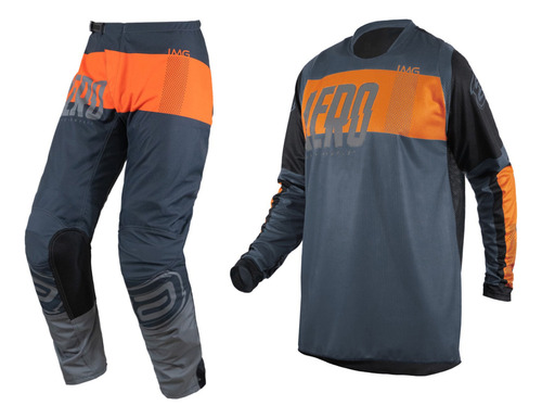 Conjunto Motocross Cross Asw Image Split Cinza Off Road Moto