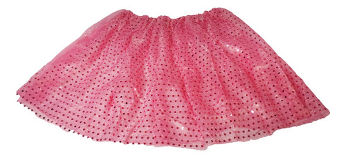 Falda Tutu Ballerina Niña Disfraz Baile Brillo