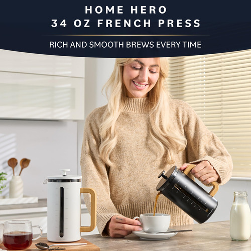 Home Hero Cafetera De Prensa Francesa Prensa De Café De 34