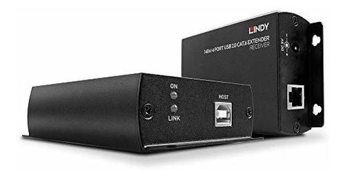 Hub Usb - Lindy 140m 4 Port Usb 2.0 Cat.6 Extender