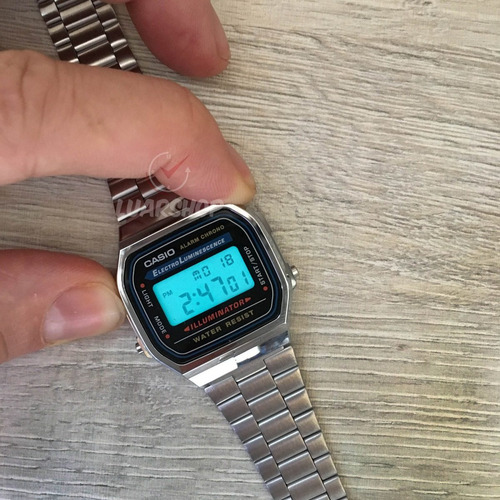 Relogio Casio Digital Unisex A168 Retrô Vintage C/ Caixa Nf