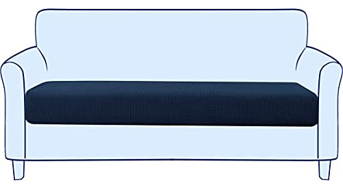 Funda Para Cojin De Sillon Tamaño M Elastico Resistente Azul
