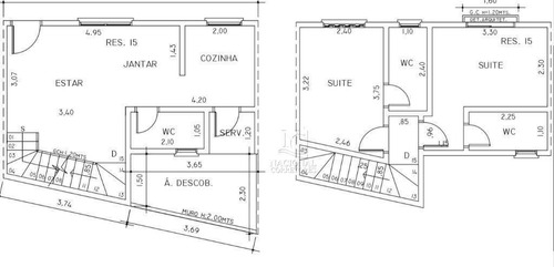 Imagem 13 de 20 de Sobrado Com 2 Dormitórios À Venda, 75 M² Por R$ 389.000,00 - Vila Príncipe De Gales - Santo André/sp - So3973