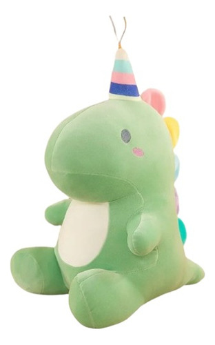 Peluche De Dinosaurio De Cumpleaños 30cm De Alta Calidad