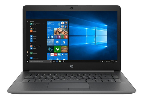 Notebook HP 14-cm0045la gris 14", AMD A4-Series 9125  4GB de RAM 64GB SSD, AMD Radeon R3 60 Hz 1366x768px Windows 10 Home
