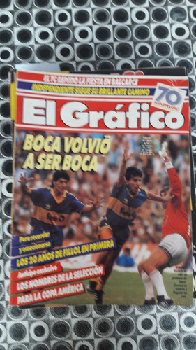 El Grafico 3629 25/4/1989 Boca Volvio A Ser Boca Tc Balcarce