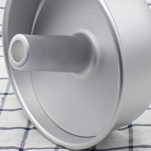 A 1 6 / 8 De Aluminio Chimney Chiffon Cake Molde For Hornear