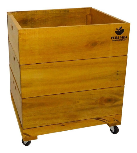 Compostera De Madera 3-4 Personas 3 Módulos 65 L Pura Vida
