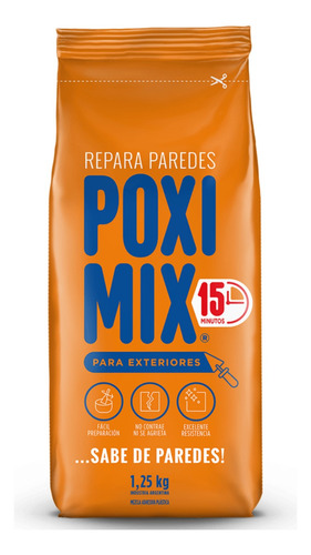 Poximix® Mezcla Adhesiva 1.25 Kg Interior Ó Exterior Elegí !