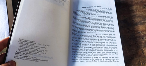 Libro Los Derechos En Serio (Usado)