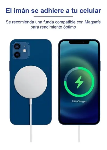 Cargador Inalámbrico - Compatible iPhone - 15w Carga Rápida