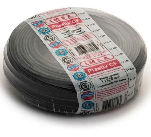 Cable Unipolar 16mm Pvc Negro Imsa Plastix Cx