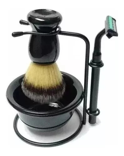 Kit Afeitador Para Barba Isopo Posillo Y Afeitadora Barbeo