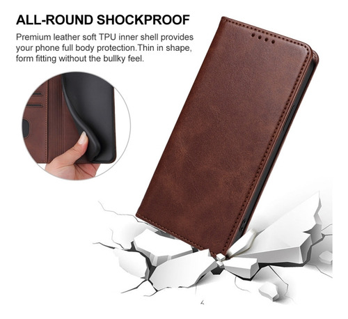 Ay Funda De Cuero Para Motorola Moto Defy 2021