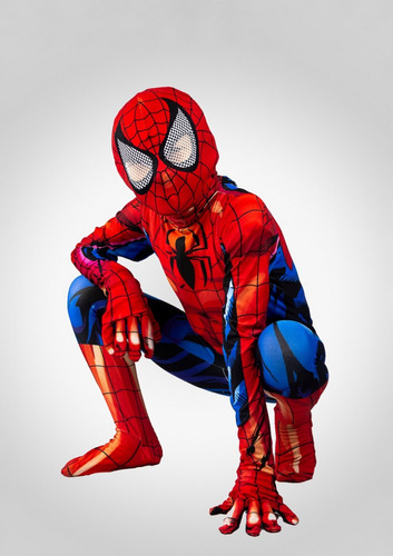 Disfraz Comic Spiderman Para Niño 