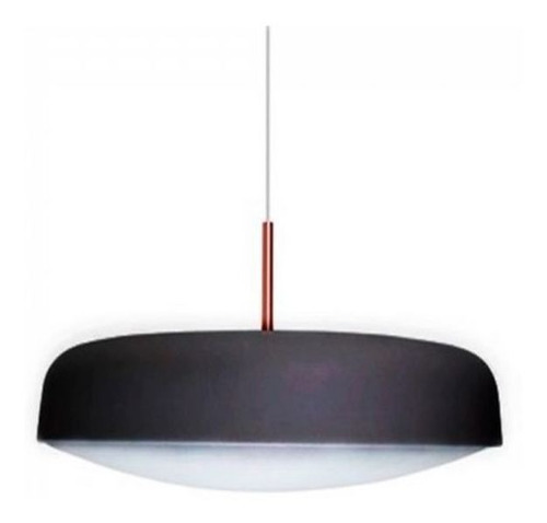 Imagem 1 de 2 de Pendente Victória Preto E Cobre - Ø 40cm - New Line 166pt-co