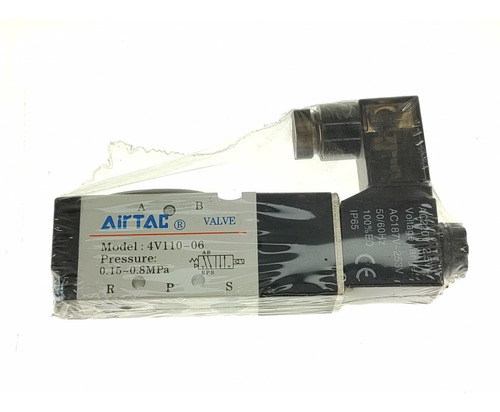 Electrovalvula Neumatica Airtac 4v110-06a 5/2 Vias 220vca