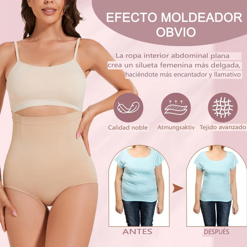 Bragas Postparto Mujer Control Barriga Cintura Alta Comodasa