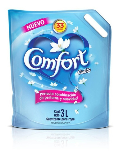 Suavizante Para Ropa Comfort Clásico 3 L