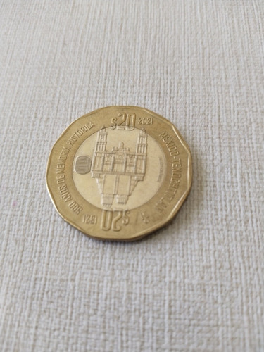 Oferta!! Moneda 20 Pesos 500 Años México Tenochtitlan 