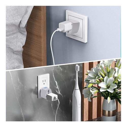 Adaptador De Enchufe Universal De 4 Piezas, De Europeo A Ame